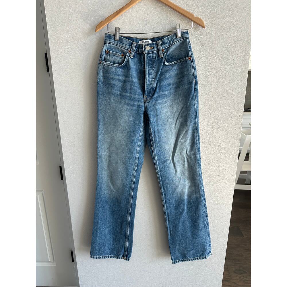 RE/DONE 70s Stove Pipe straight leg Jeans - Picture 3 of 9